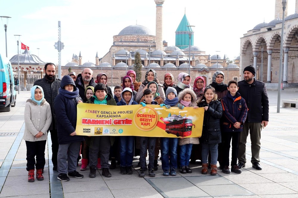 Konyalı öğrencilerin yarıyıl tatili dolu dolu geçiyor 