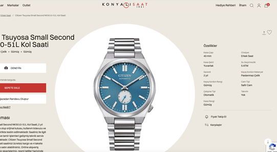 Konyalı Saat’ten Müşteri Deneyiminde Türkiye’de Bir İlk!