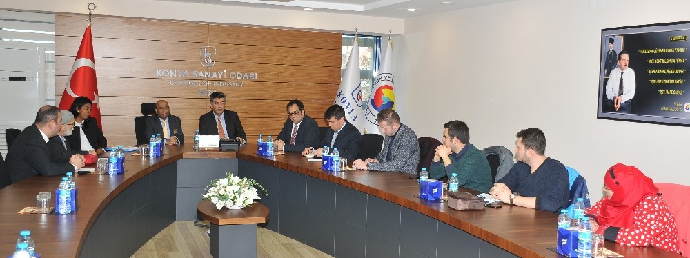 Konyalı sanayicilere Sri Lanka’daki iş fırsatları anlatıldı 