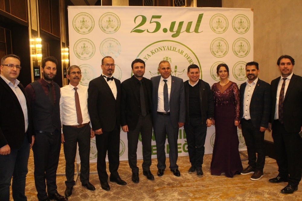 Konyalılar Derneği’nden 25. yıl galası 