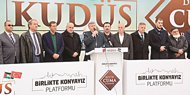 Konyalılar, Filistin için buluşuyor