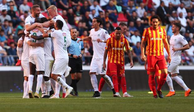 Konya'nın şakası yok! Kayseri evinde yenildi