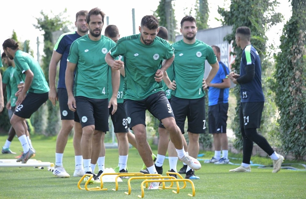 Konyaspor, Antalyaspor hazırlıklarını sürdürüyor 