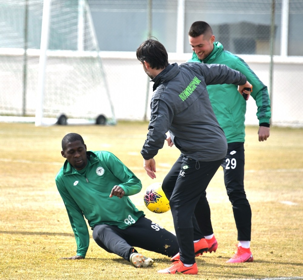 Konyaspor, Kayserispor maçı hazırlıklarını sürdürüyor 
