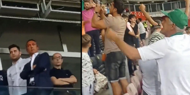 Konyasporlu taraftar Ali Koç'u çıldırttı!
