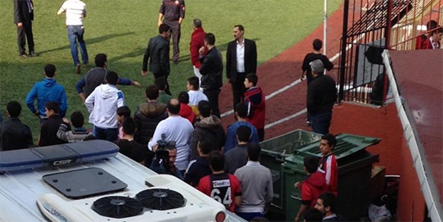 Kopan parmak maçtan sonra bulundu