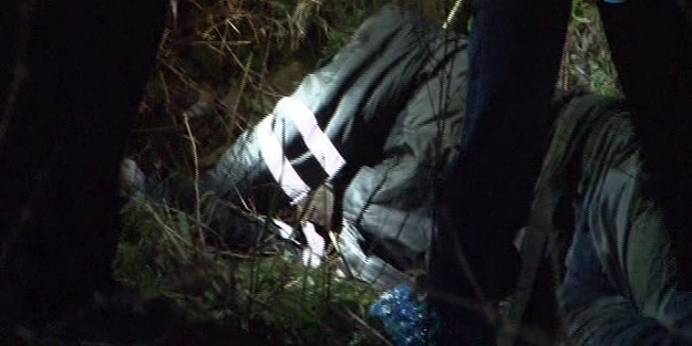 Köpeğini gezdirirken ceset buldu