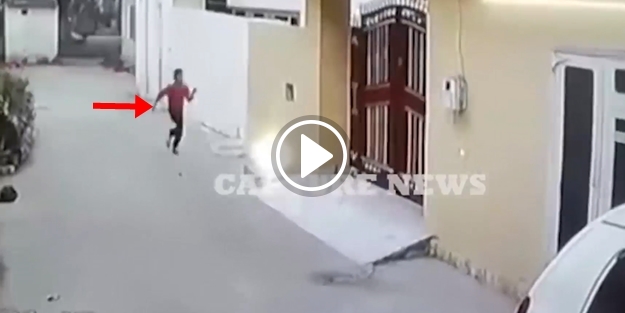 Köpeklerin kovaladığı çocuk kalp krizinden...