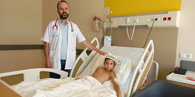 Köpeklerin saldırısında yaralanmıştı! O çocuk 22 gün sonra taburcu oldu