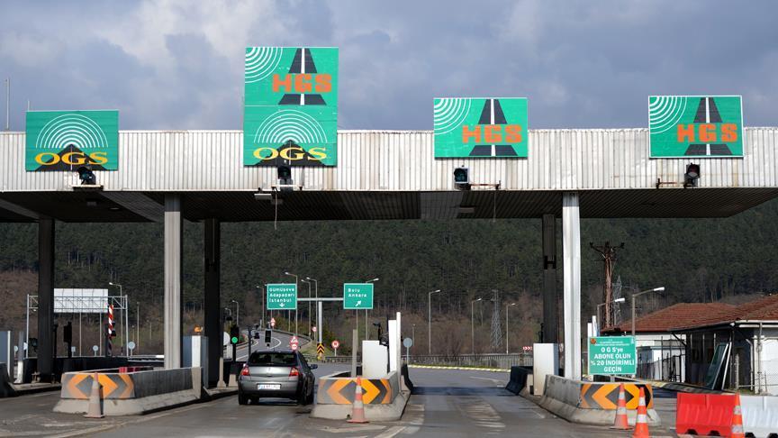Köprü ve otoyollardan 1,8 milyar lira gelir