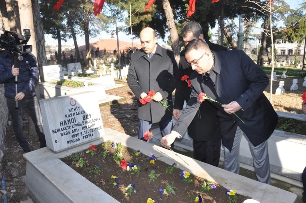 Köprülülü Hamdi Bey şehit edilişinin 100. yılında anıldı 