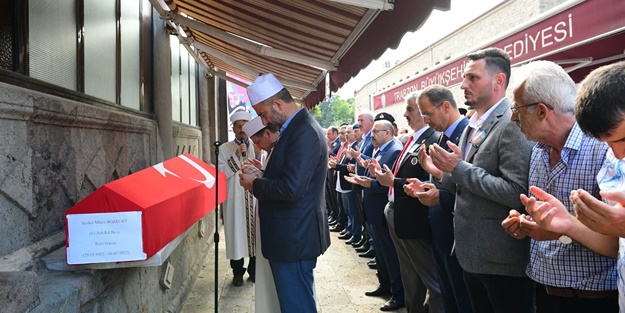 Kore gazisi, Trabzon'da son yolculuğuna uğurlandı
