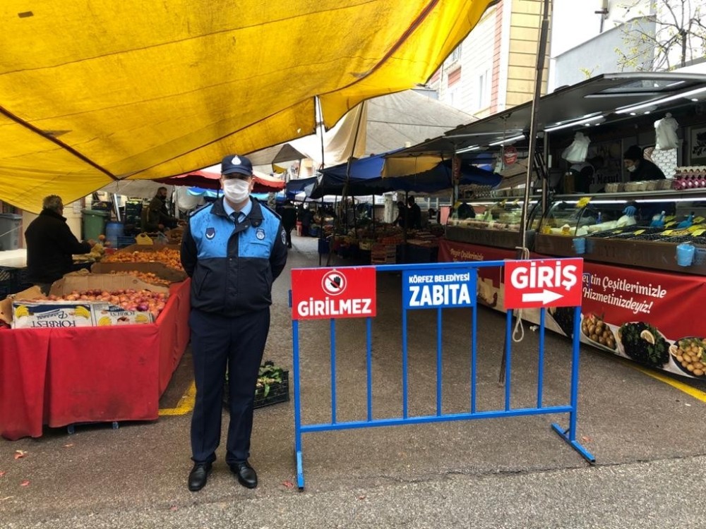 Körfez’de pazarcı esnafından işgaliye ücreti alınmayacak 