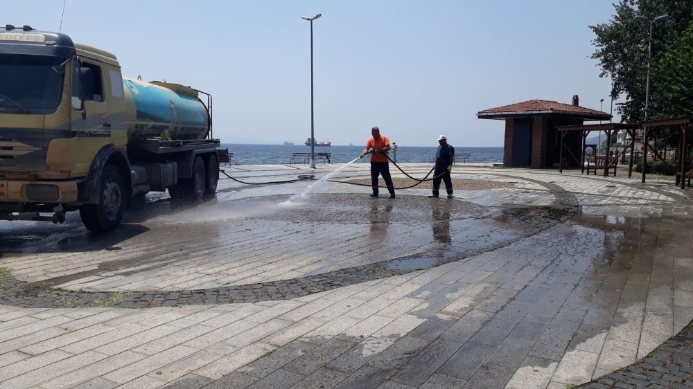 Körfez’de sahillere bakım 
