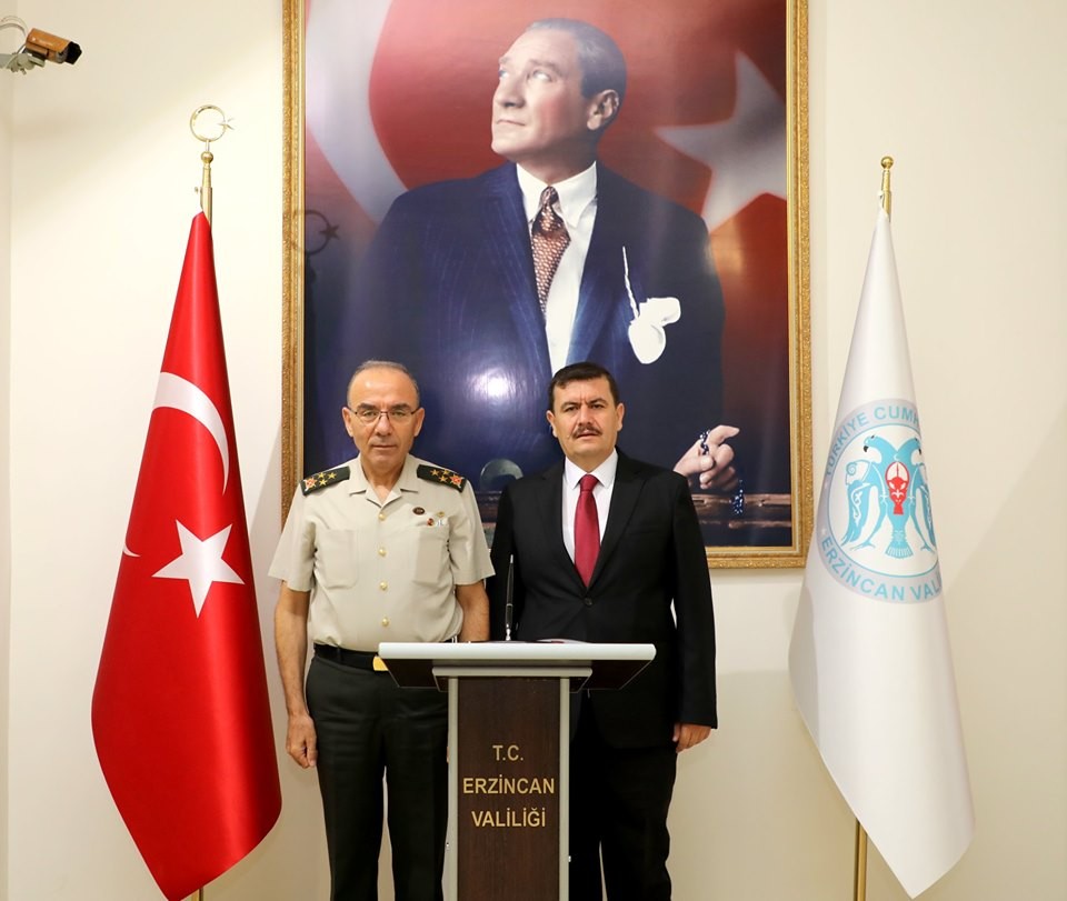 Korgeneral Öngay’dan Vali Ali Arslantaş’a ziyaret 