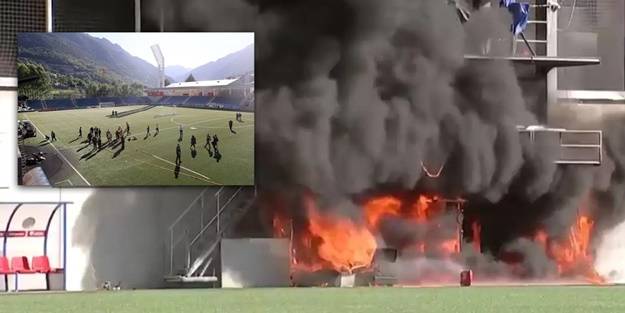 Korku dolu anlar! Maç öncesi VAR ekranı patladı