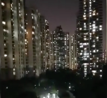 Korku filmi değil gerçek! İnsanların haykırışları tüyleri diken diken etti