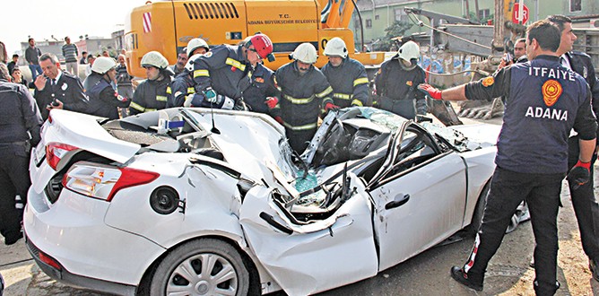 Korku filmi gibi kaza