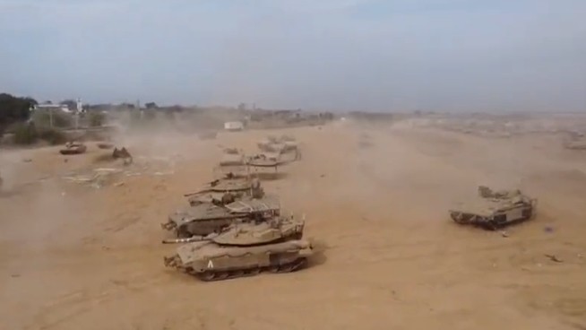 Korkudan 1 adım bile ilerleyemiyorlar! İsrail tankları sınırda kapana kısıldı