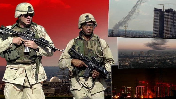 Korkudan otelde askerlik yapıyorlar