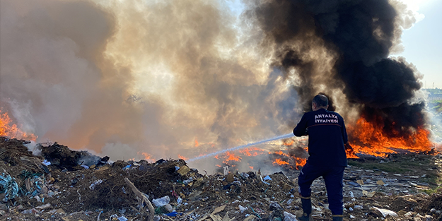 Korkulu dakikalar! Alev yükseldikçe yükseldi