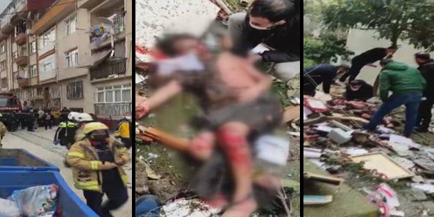 Korkunç anlar! Üsküdar’daki patlamanın yeni görüntüleri ortaya çıktı