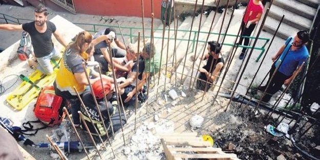 Korkunç kaza... Demir kasığından girdi kafatasından...