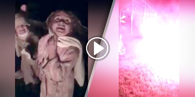 Korkunç kaza: Havai fişek küçük çocuğa isabet etti!