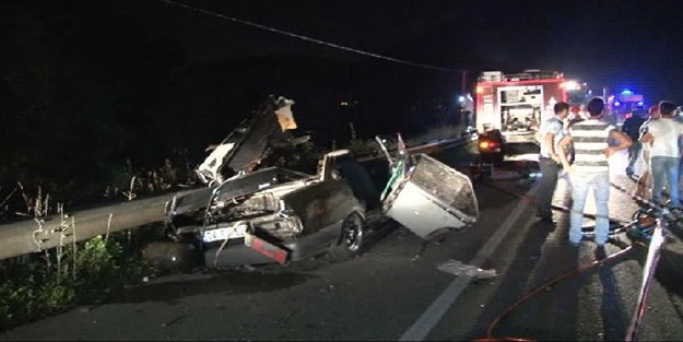 Korkunç kaza! Kopan kafayı aradılar