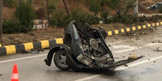 Korkunç kaza! Paramparça oldu