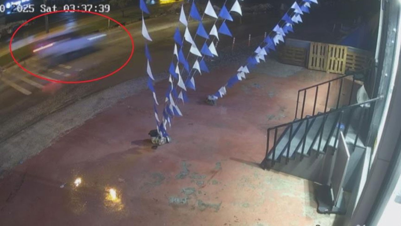 Korkunç kaza! Takla atarak şarampole uçtu! O anlar kamerada