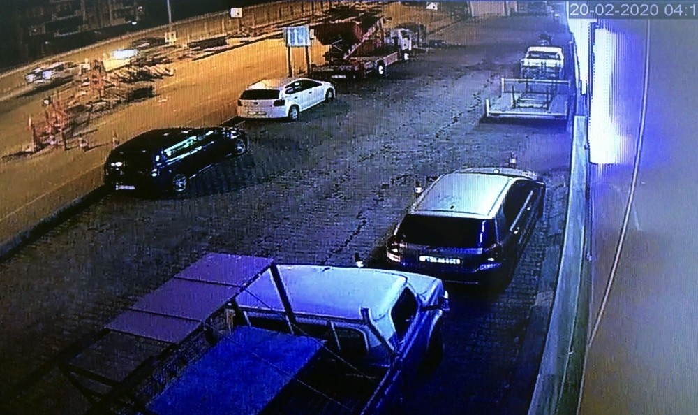 Korkunç kazanın görüntüleri saniye saniye kaydedildi 