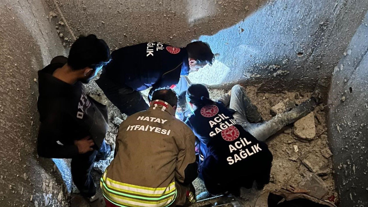 Korkunç olay! Asansör boşluğuna düştü