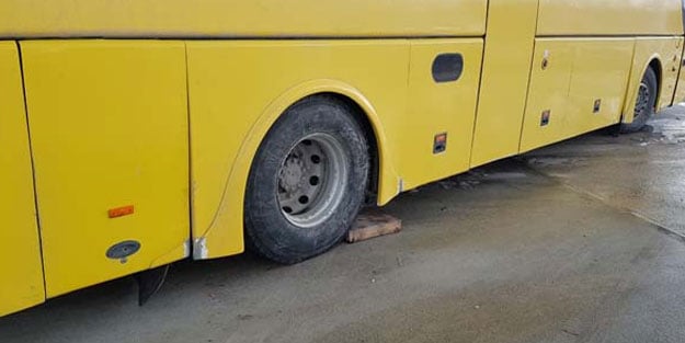 Korkunç olay! İranlı şoför, otobüsü tamir ederken öldü