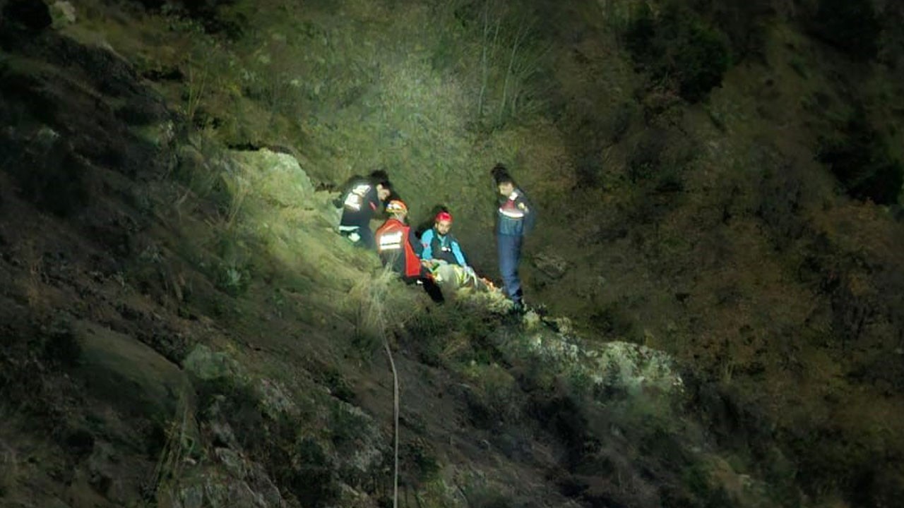 Korkunç olay! Mantar toplarken uçuruma yuvarlandı
