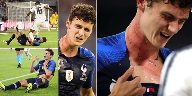 Korkunç sakatlık! Maç sırasında rakibinin boynuna bastı