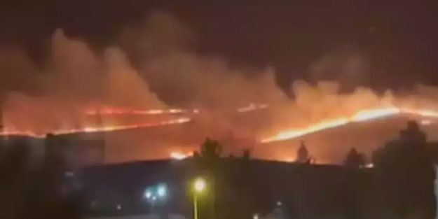 Korkutan anız yangını