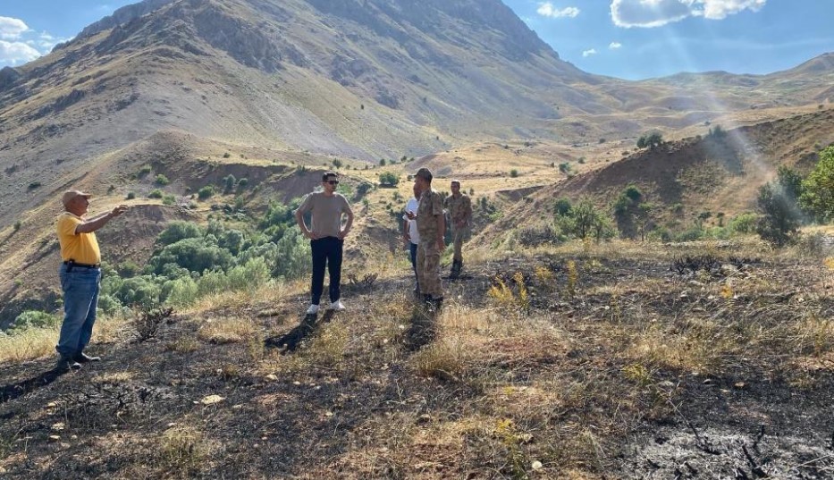 Korkutan yangın kontrol altına alındı