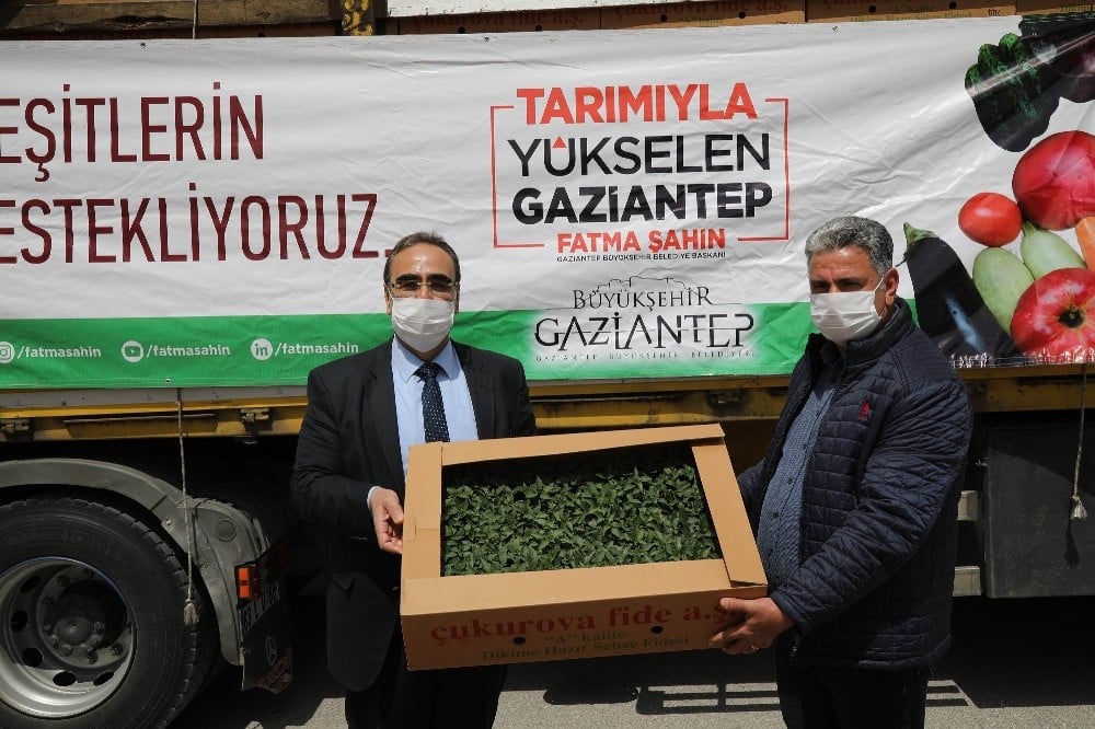 Korona günlerinde çiftçi unutulmadı 