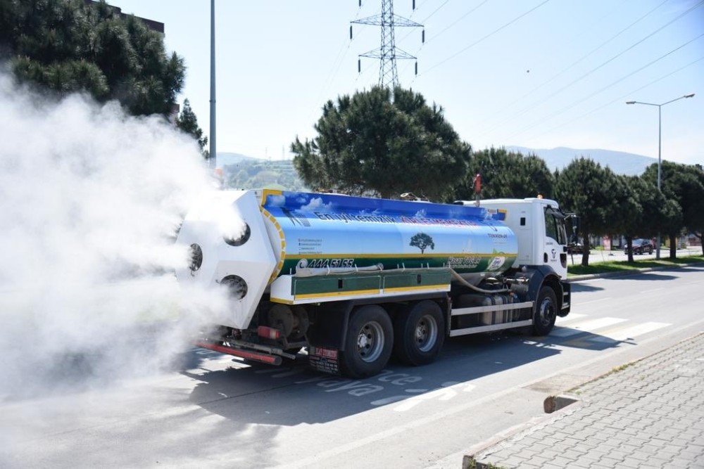 Korona savaşçısı mikronsis aracı Tekkeköy’de 