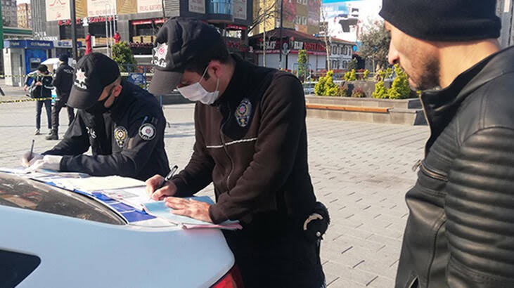 Korona tedbiri kurallarına uymayan kişilere ceza yazıldı 