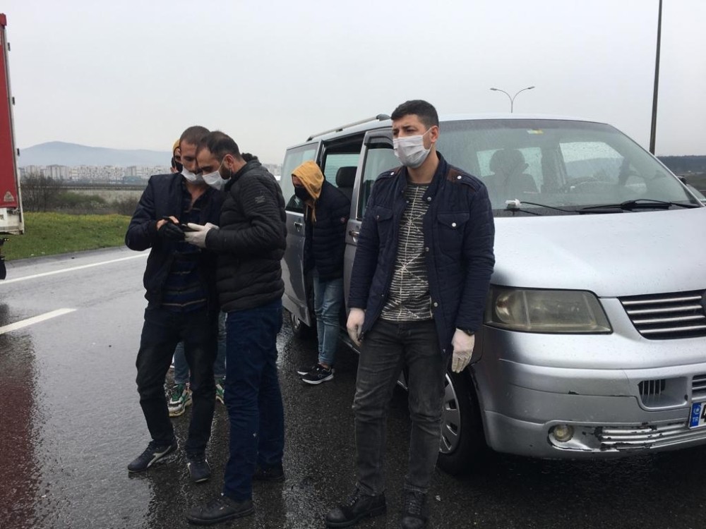 Korona virüs denetimlerinde pes dedirten görüntü 