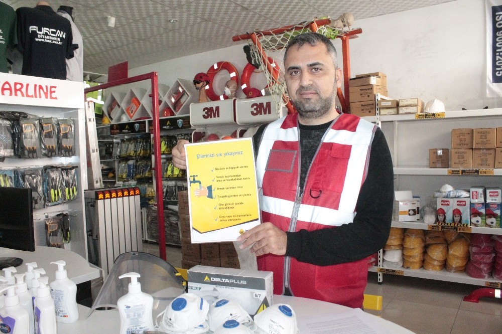 Korona virüs Diyarbakır’da dezenfektan ürünlerin fiyatını artırdı 
