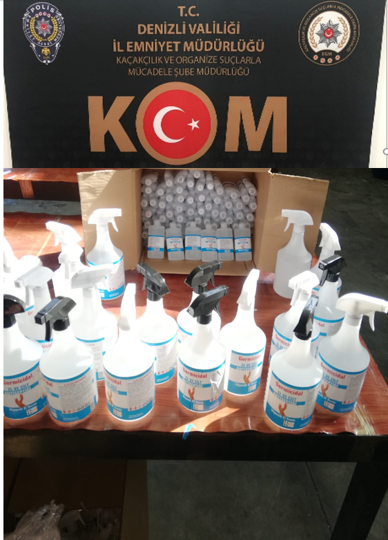 Korona virüs fırsatçılarına operasyon 