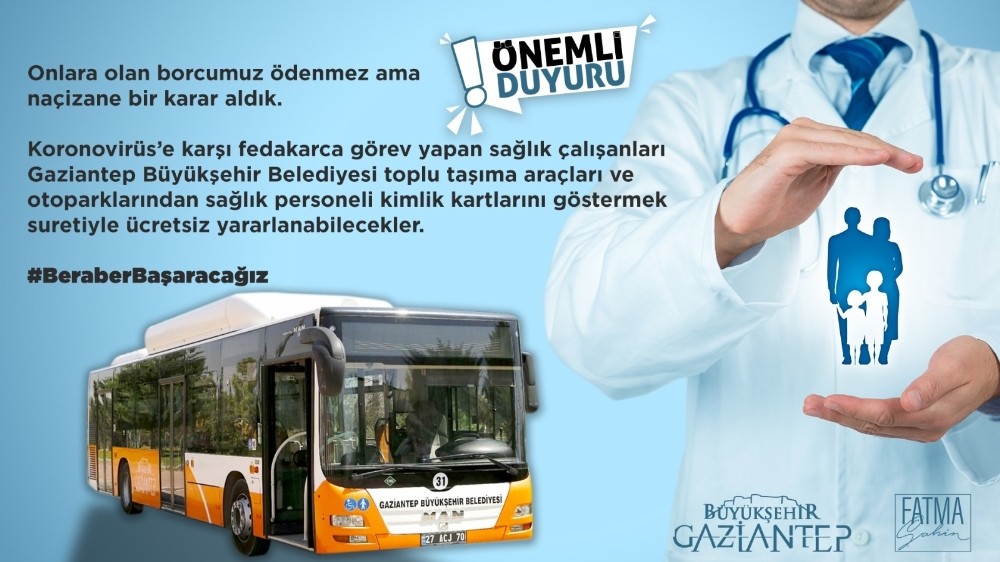 korona virüs ile mücadele eden sağlıkçılara ulaşım desteği 