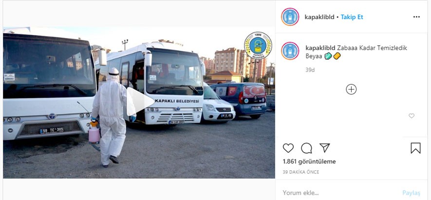 Korona virüse karşı cadde ve sokakları ‘Zabaha Kadar’ yıkadılar 