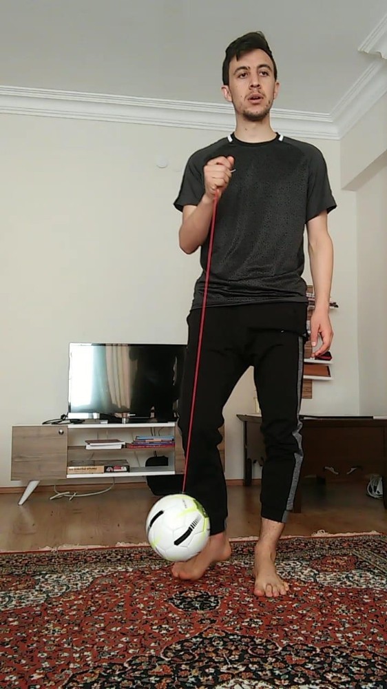 Korona virüse rağmen Futbolda Özkaynak Projesi’ni sürdürüyor 