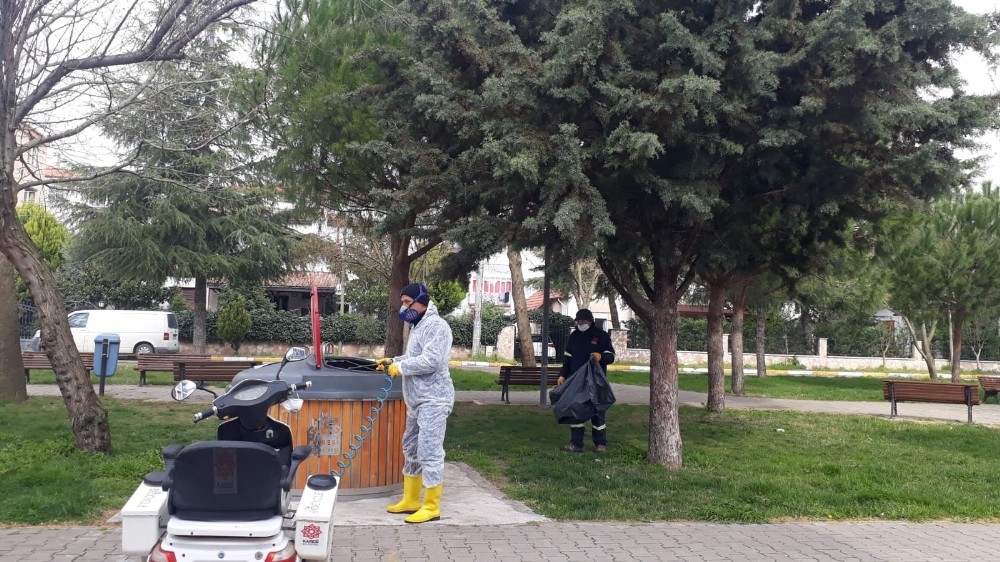 Korona virüsle mücadelede 70 ton dezenfektan kullanıldı 