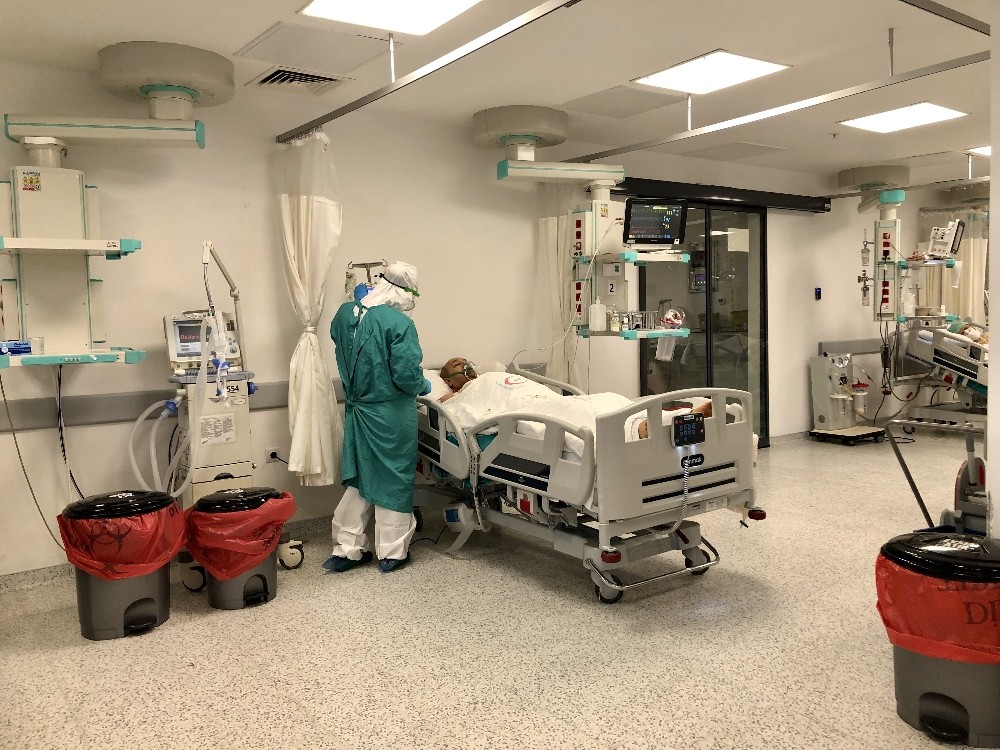 Korona virüslü hastalar işte bu yoğun bakımda tedavi ediliyor 