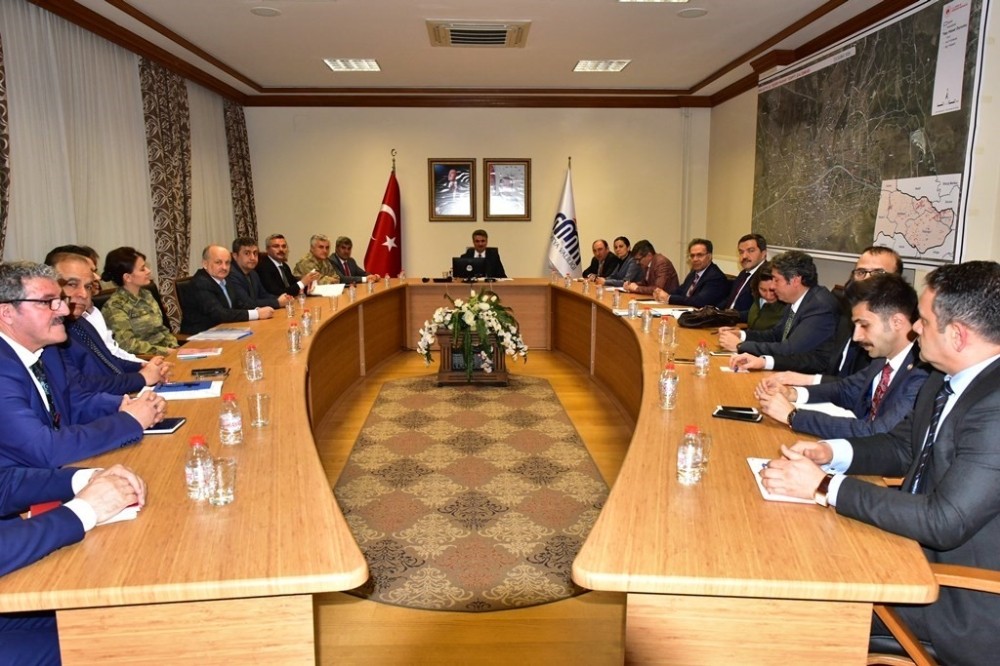 Korona virüsten korunma toplantısı yapıldı 